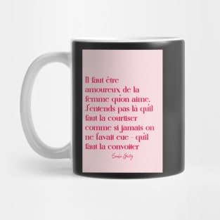 Quotes about love - Sacha Guitry Mug